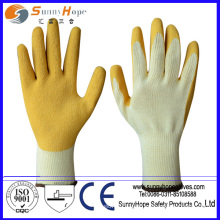 Crinkle finish Fabricants de gants en latex enduits de palme